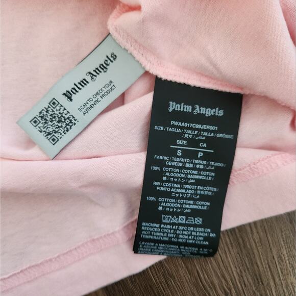 Palm Angeles Bear Loose Tee Baby Pink Designer Unisex Streetwear Grunge Relaxed - Picture 6 of 8